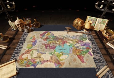 The map table in Crusader Kings 3