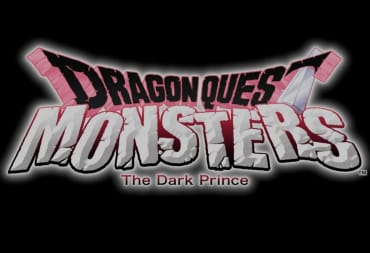 The title for Dragon Quest Monsters: The Dark Prince on a black background.