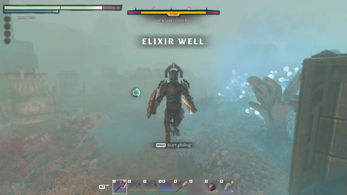 Enshrouded Shroud Survival Guide - Entering an Elixir Well in the Shroud