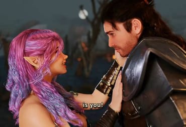 Forbidden Fantasy Screenshot Showing the Hero and an elven lady