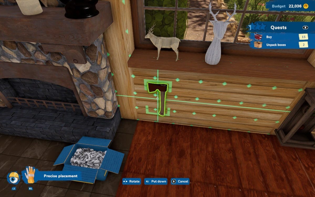 House Flipper 2 axe decor