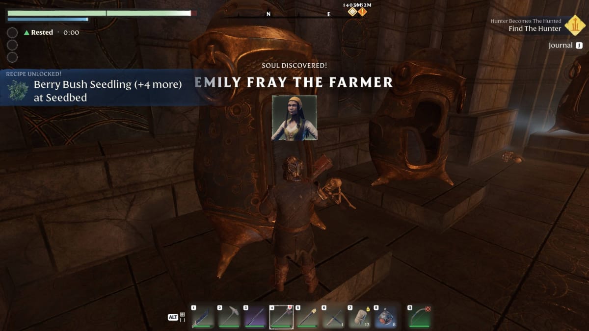 How to Unlock Craftspeople NPCs in Enshrouded - Farmer Discovered and Recipes Unlocked