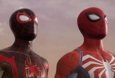 Miles and Peter together at the start of Marvel's Spider-Man 2