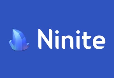 The Ninite logo against a blue backdrop