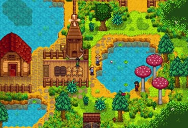 Player fishing in Stardew Valley