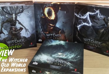 The Witcher Old World Expansions including three new boxes and the core game.